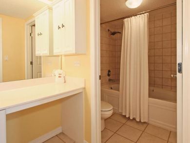 Bathroom with Shower Over Tub